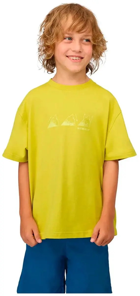 Mammut Base Playground T-shirt Met Korte Mouwen Geel 104 cm Jongen