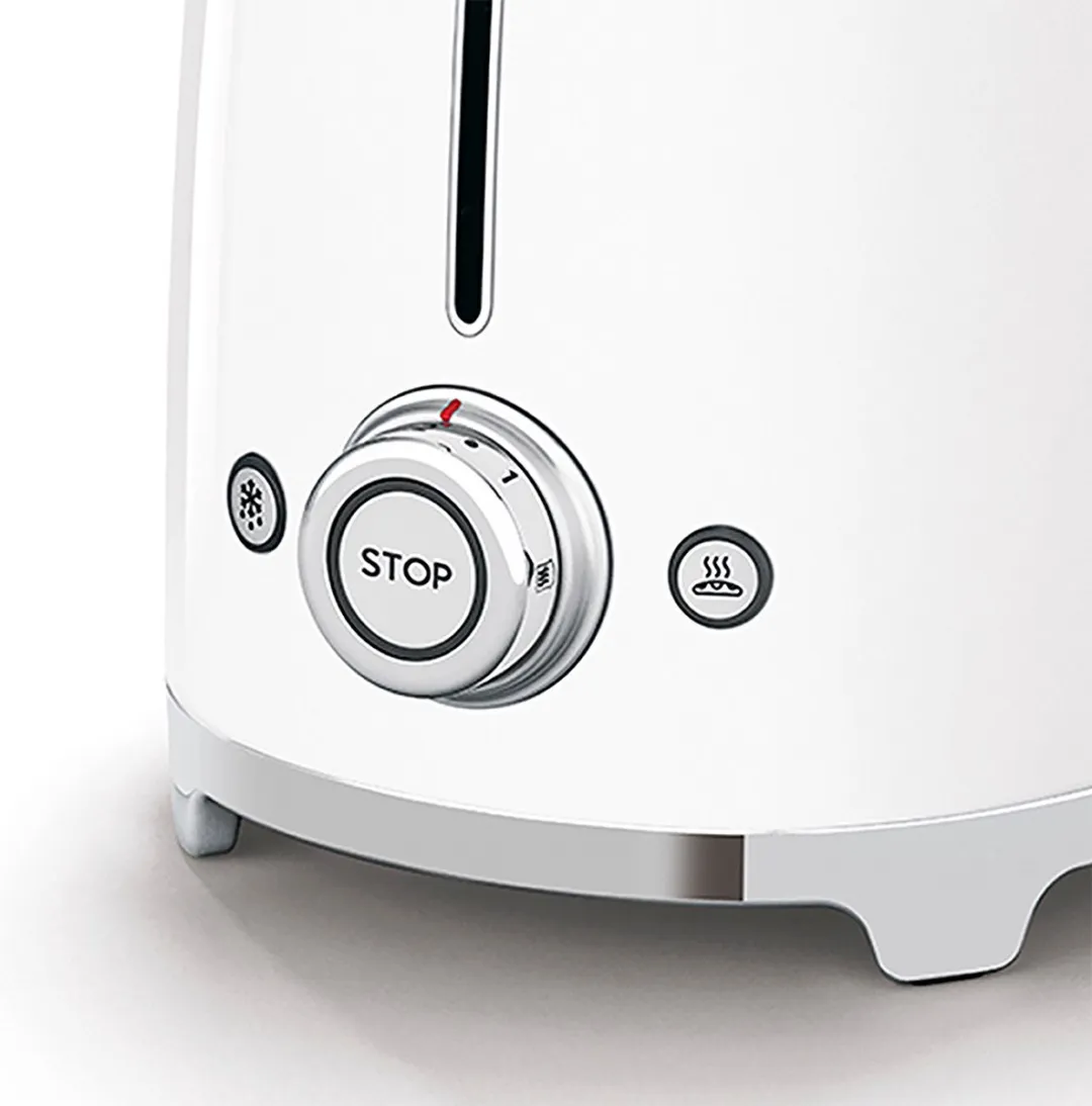 Smeg TSF01WHEU Broodrooster - 2x2 - 950W - 6 Niveaus
