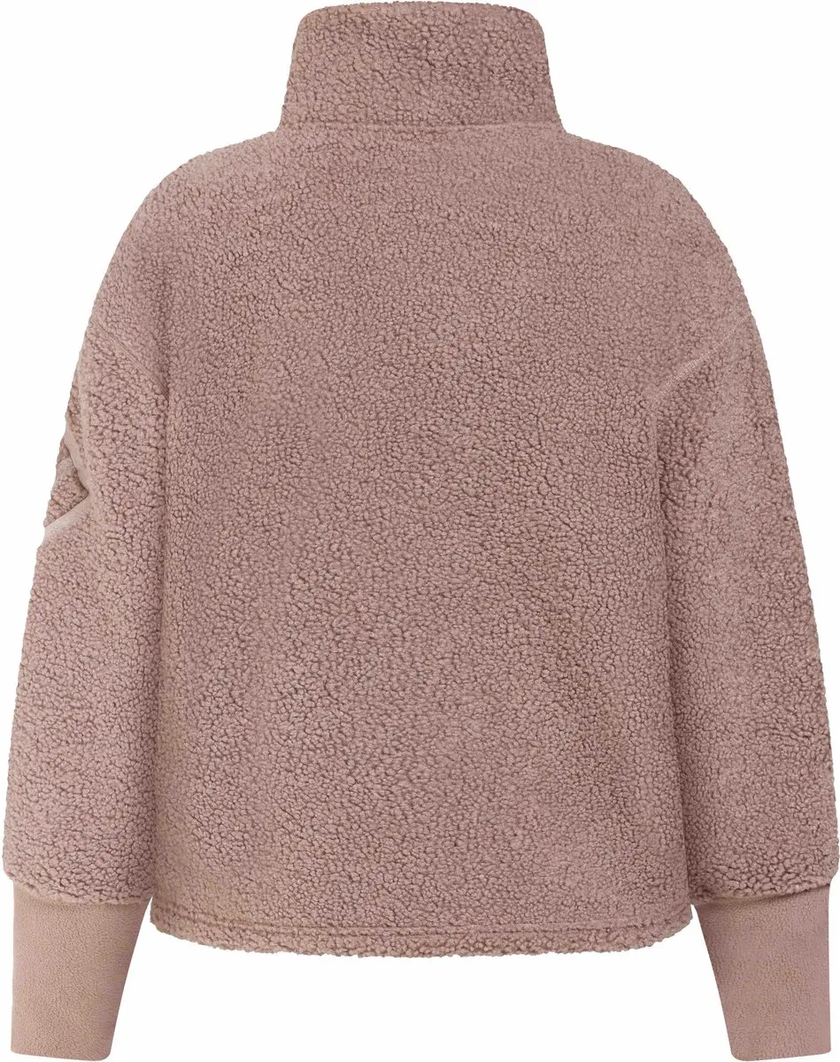 Didriksons Mella Full-Zip Dames Outdoorvest - Bark - afbeelding 3 van 6