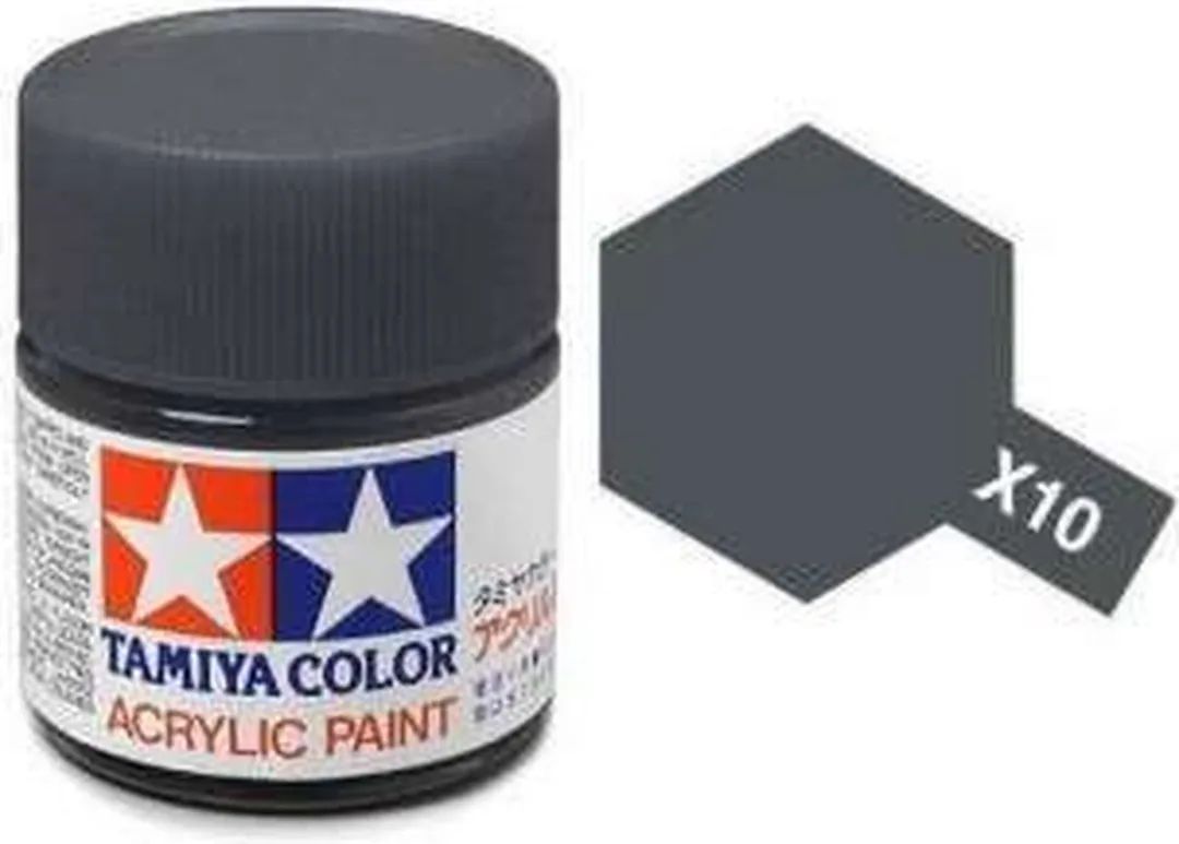 Tamiya X-10 Gun Metal Acrylverf 23ml