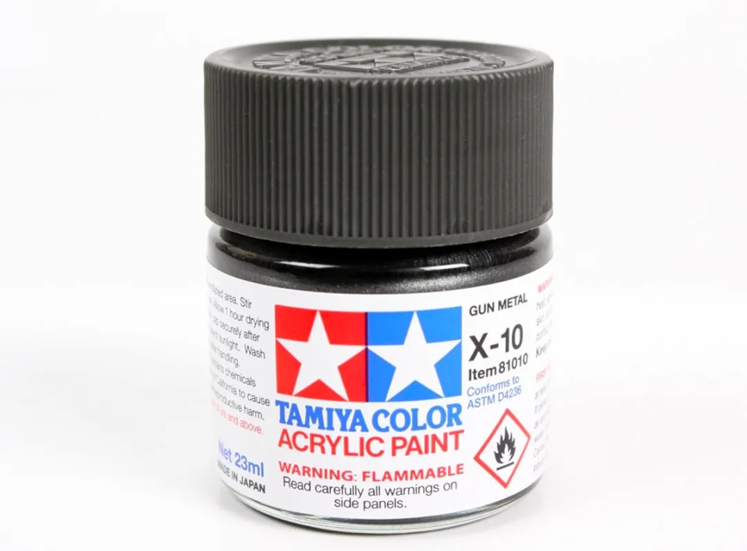 Tamiya X-10 Gun Metal Acrylverf 23ml