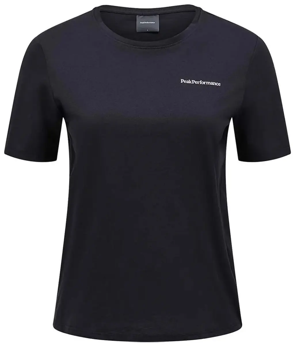 Peak Performance Explore Logo T-shirt Met Korte Mouwen Zwart XS Vrouw