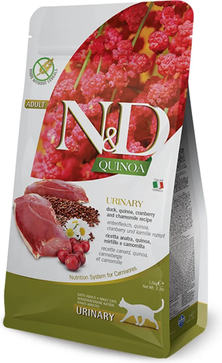 Farmina N&D Quina Adult Kat Urinary Eend 5kg
