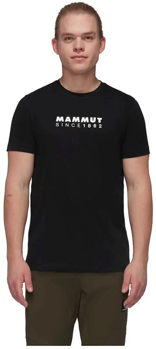 Mammut Core Logo T-shirt Met Korte Mouwen Zwart M Man