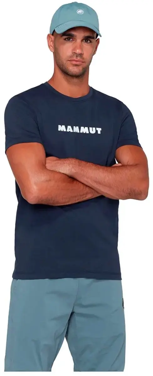 Mammut Core Logo T-shirt Met Korte Mouwen Blauw S Man