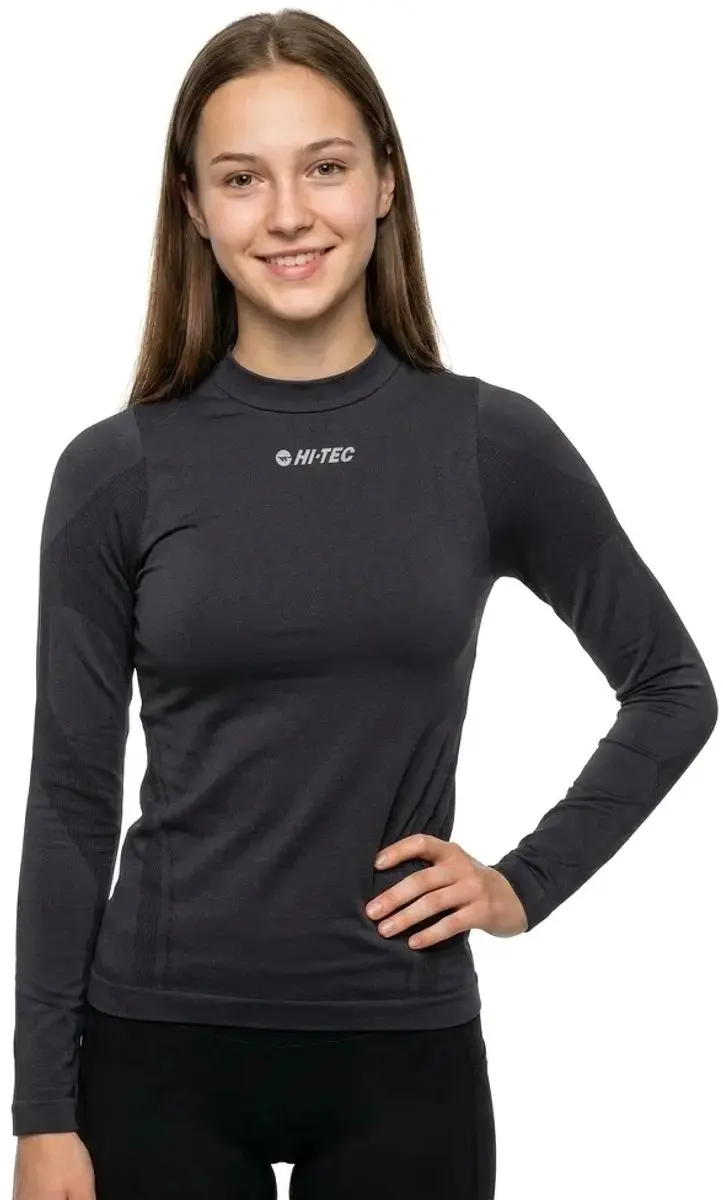 Hi-Tec Surim Top T-shirt Lange Mouwen - Zwart S/M - afbeelding 2 van 2