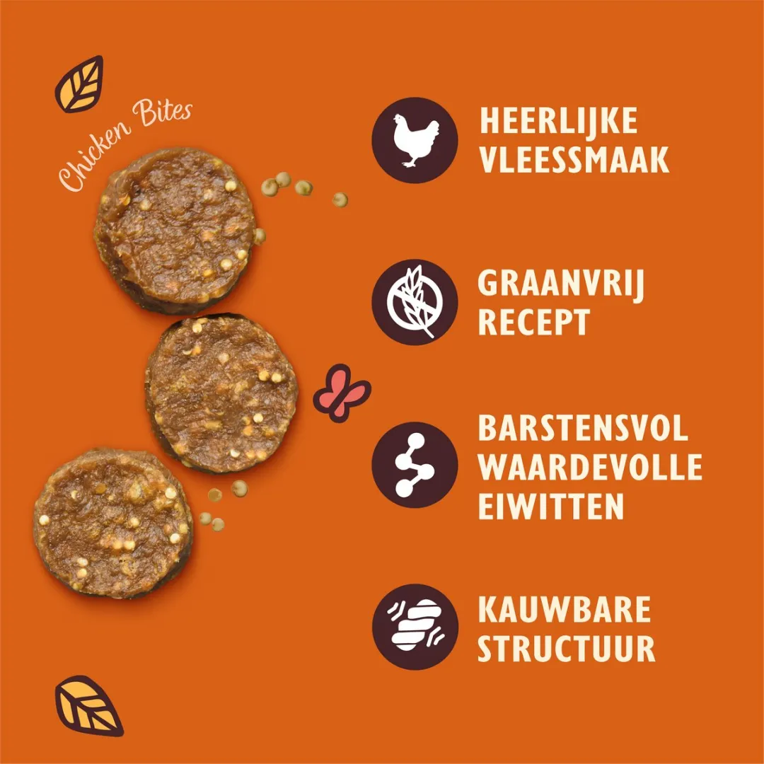 Lily's Kitchen Chomp-Away Kip Bites Hondensnacks - 8x70g