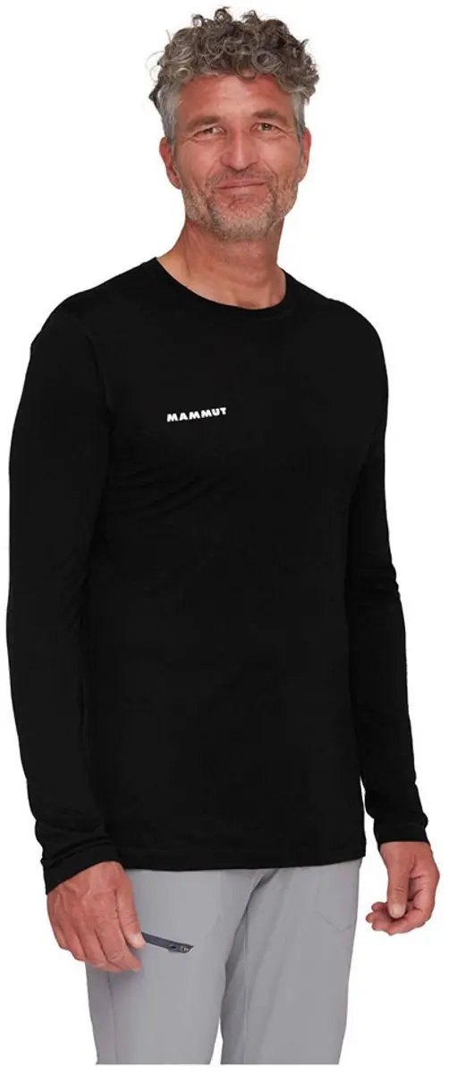 Mammut Tree Wool Fl T-shirt Met Lange Mouwen Zwart L Man