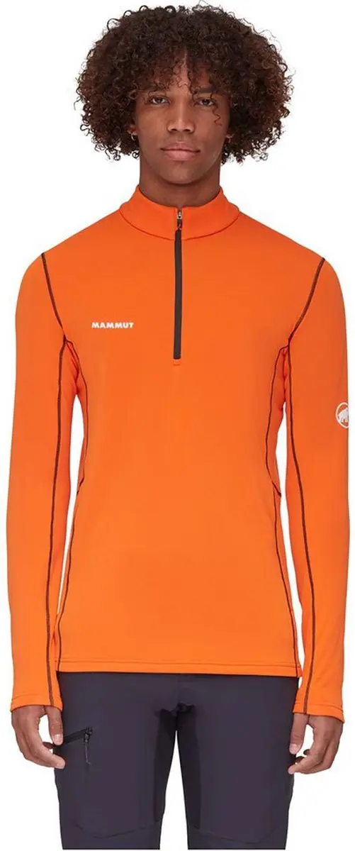 Mammut Aenergy Half Zip Fleece Met Halve Rits Oranje S Man
