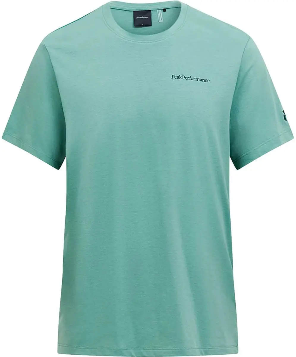 Peak Performance Explore Logo T-shirt Met Korte Mouwen Groen XL Man