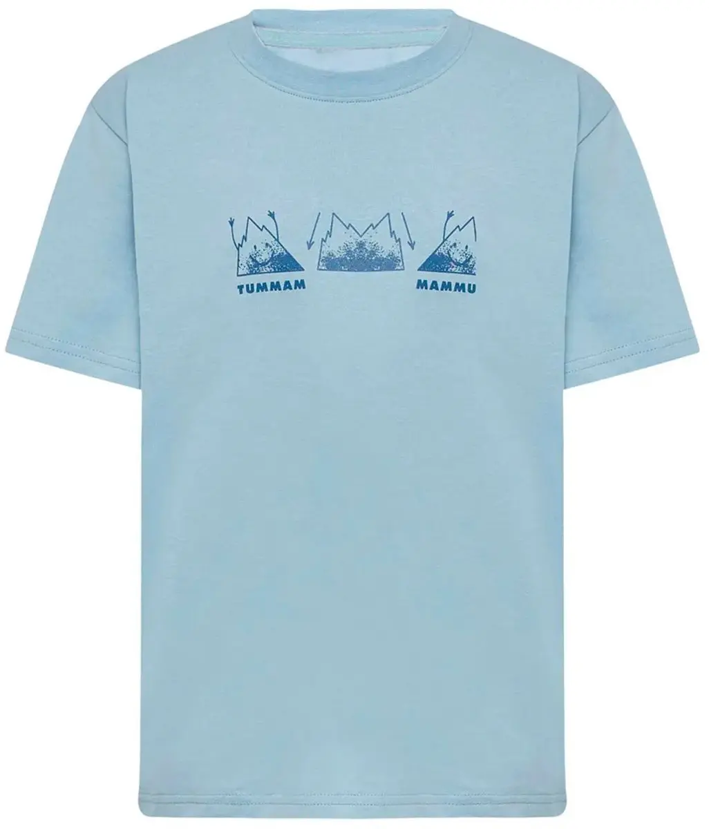 Mammut Base Playground T-shirt Met Korte Mouwen Blauw 140 cm Jongen