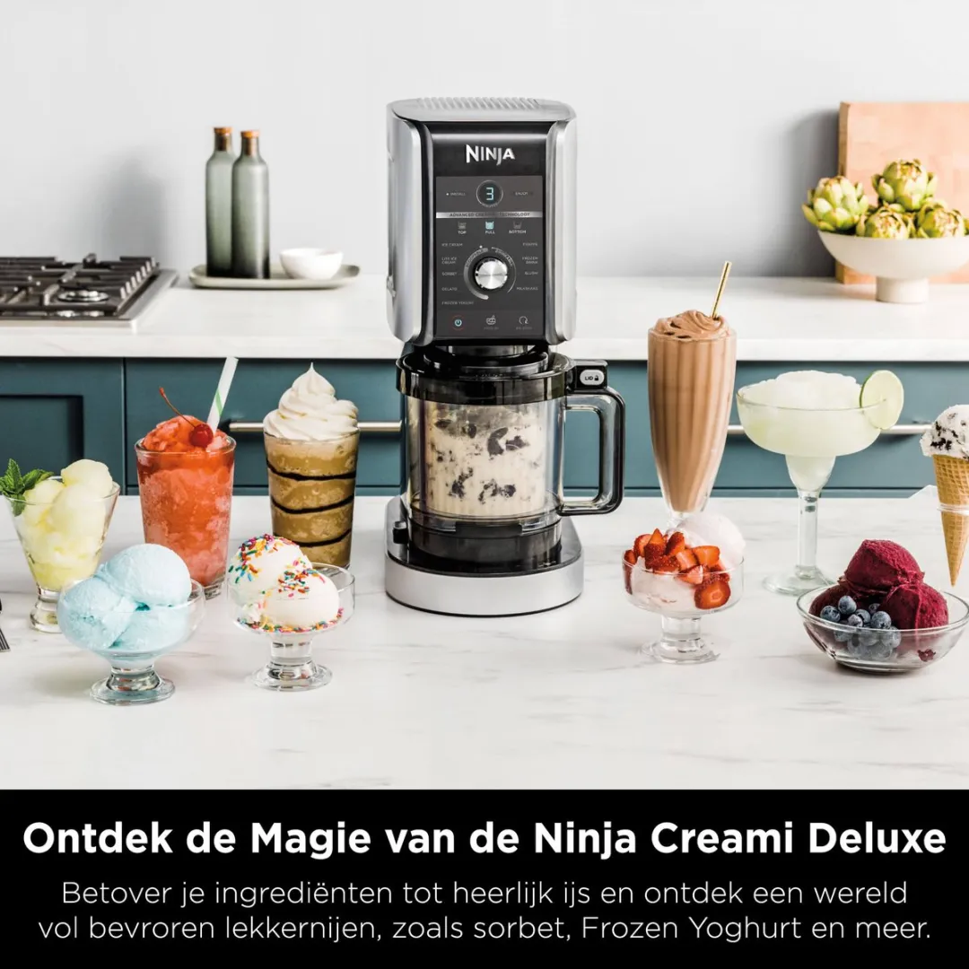 Ninja Creami Deluxe NC501EU IJsmachine - 10-in-1 - 800W - afbeelding 3 van 6