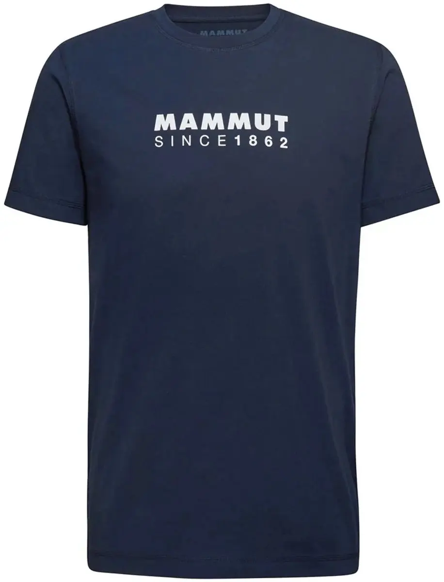 Mammut Core Logo T-shirt - Marineblauw - afbeelding 3 van 4