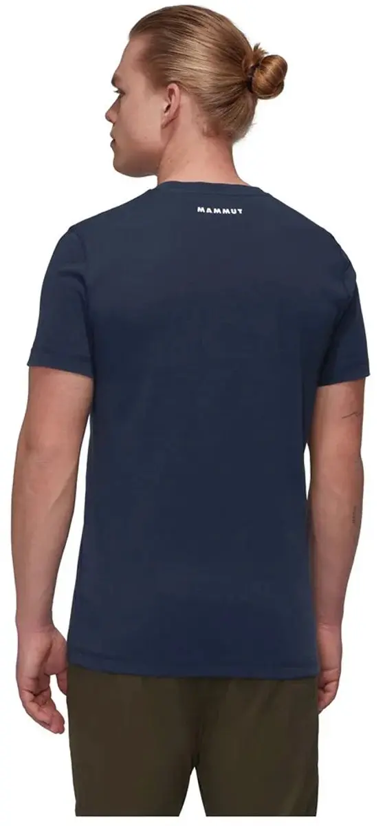Mammut Core Logo T-shirt - Marineblauw - afbeelding 2 van 4