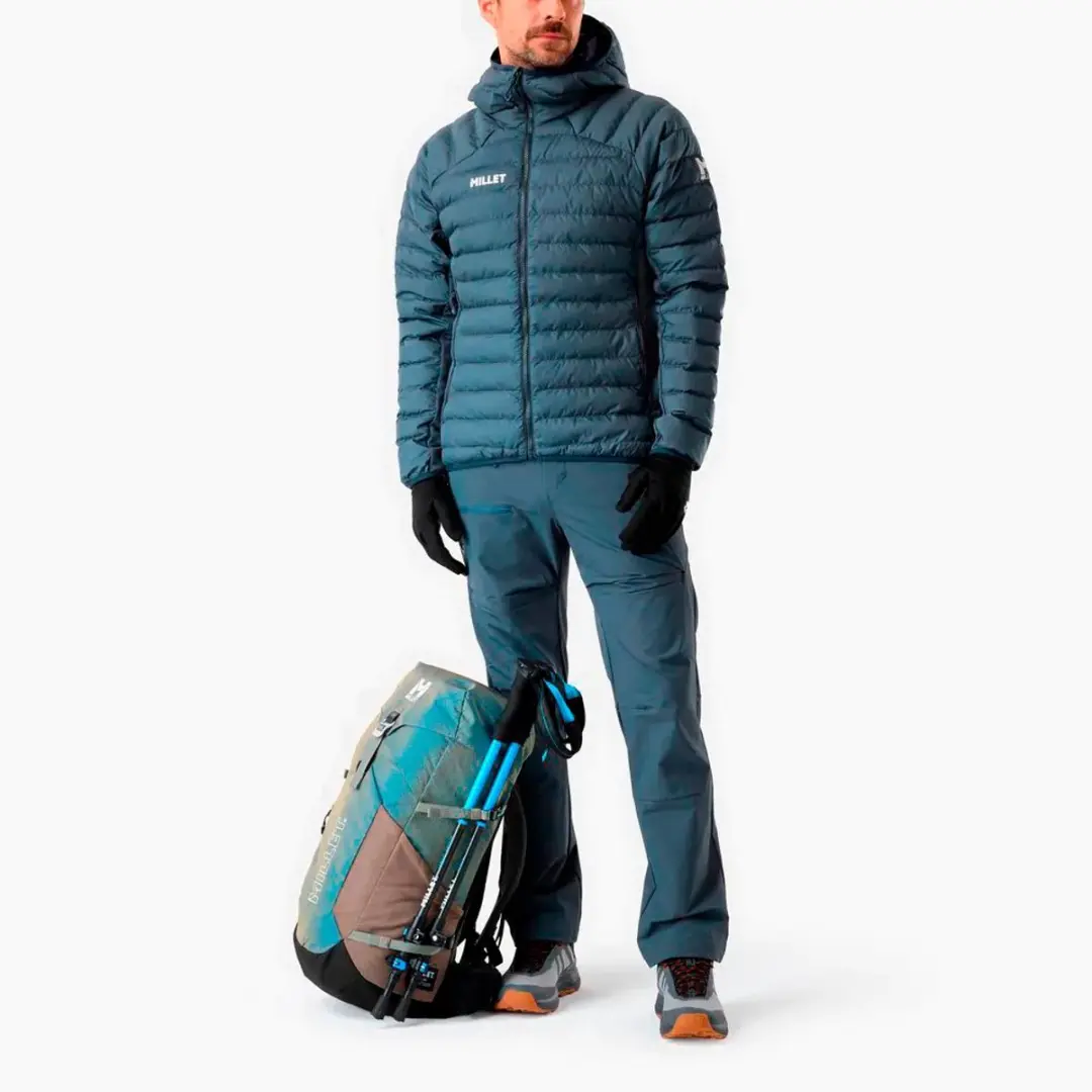 Millet Fitz Roy Warm Capuchonjack Heren - Shadow Blue - S - afbeelding 2 van 4