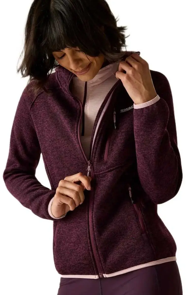 Regatta Newhill Fleece Met Volledige Rits Paars 40 Vrouw