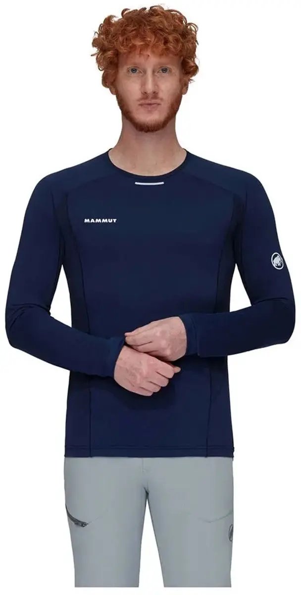 Mammut Aenergy Fl T-shirt Met Lange Mouwen Blauw XL Man