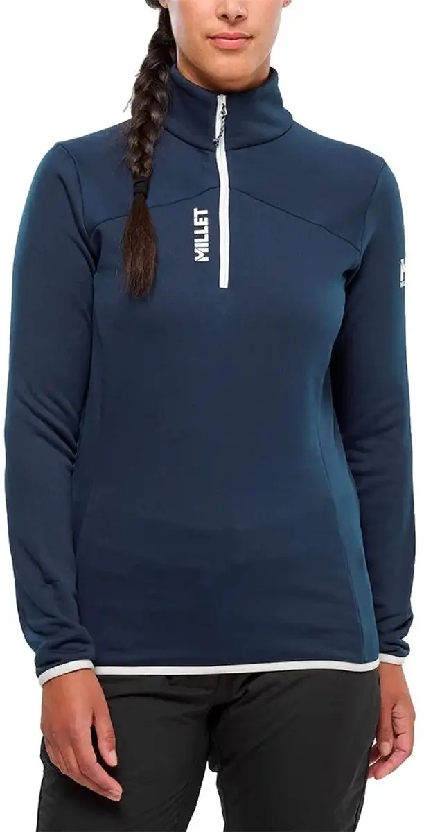 Millet Seneca Fleece Met Halve Rits Blauw L Vrouw