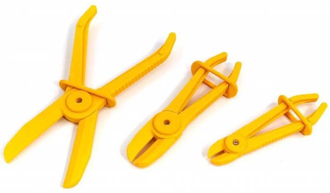 Silverline Flexibele slangklemmen set