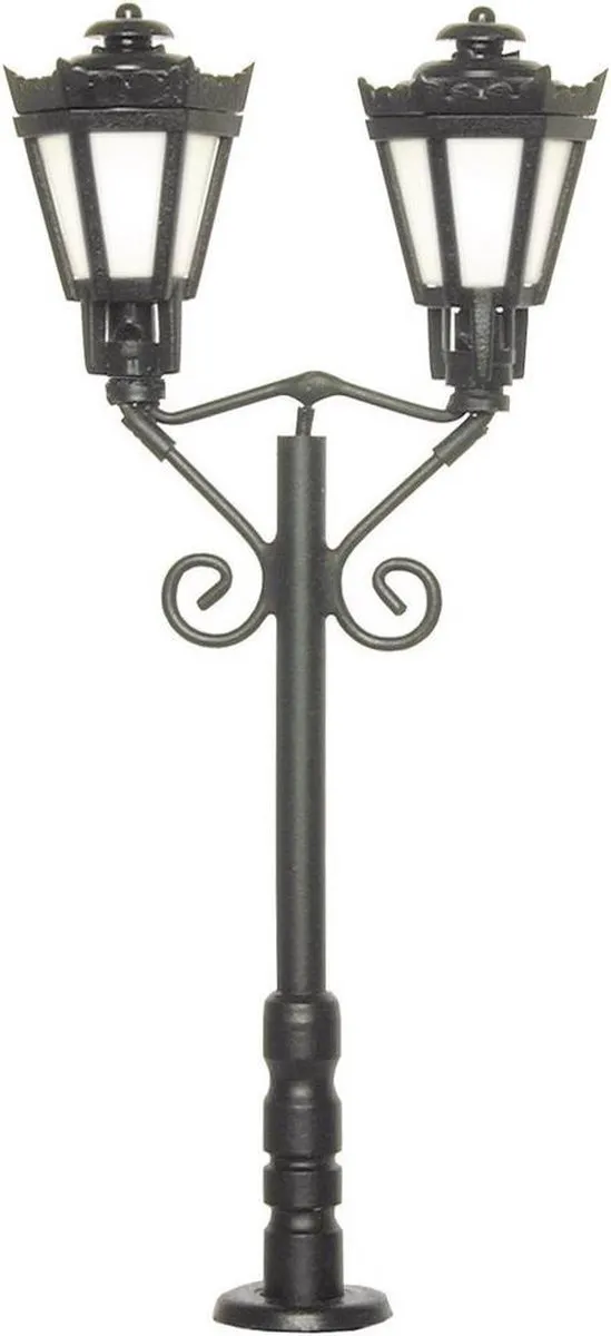 Viessmann H0 Parklantaarn 6073 - Dubbel Kant-en-klaar