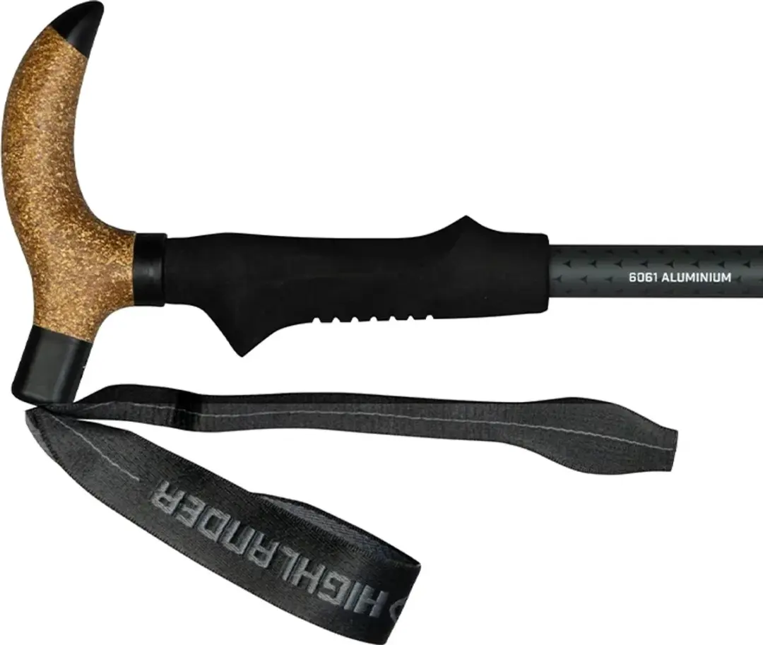Highlander wandelstok (enkel) Arran T-handgreep Twist-Lock