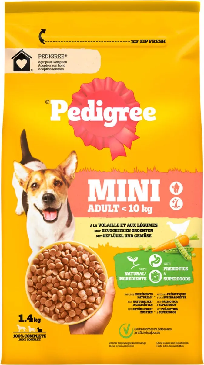 Pedigree Adult Mini Hondenbrokken Kip