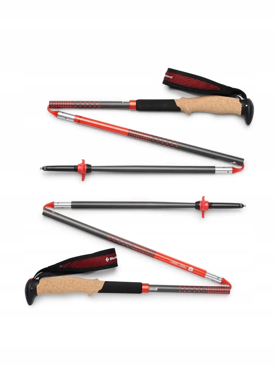 Merkloze Carbon Z-Poles Wandelstokken 125 cm