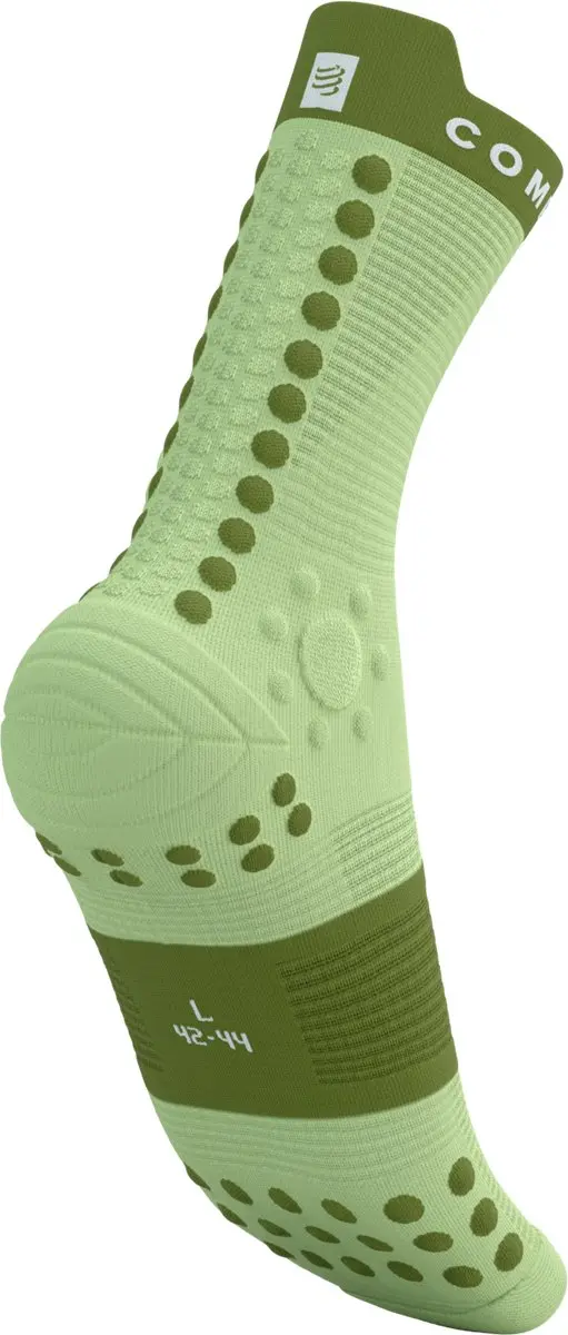 Compressport Pro Racing Socks V4.0 Trail - Shadow Lime - afbeelding 2 van 6