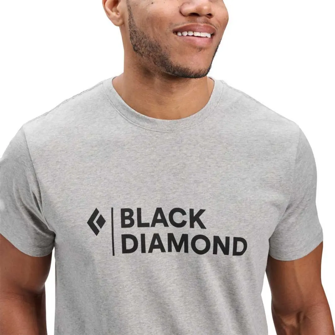 Black Diamond Mini Stacked T-shirt - Grijs - M - afbeelding 5 van 6
