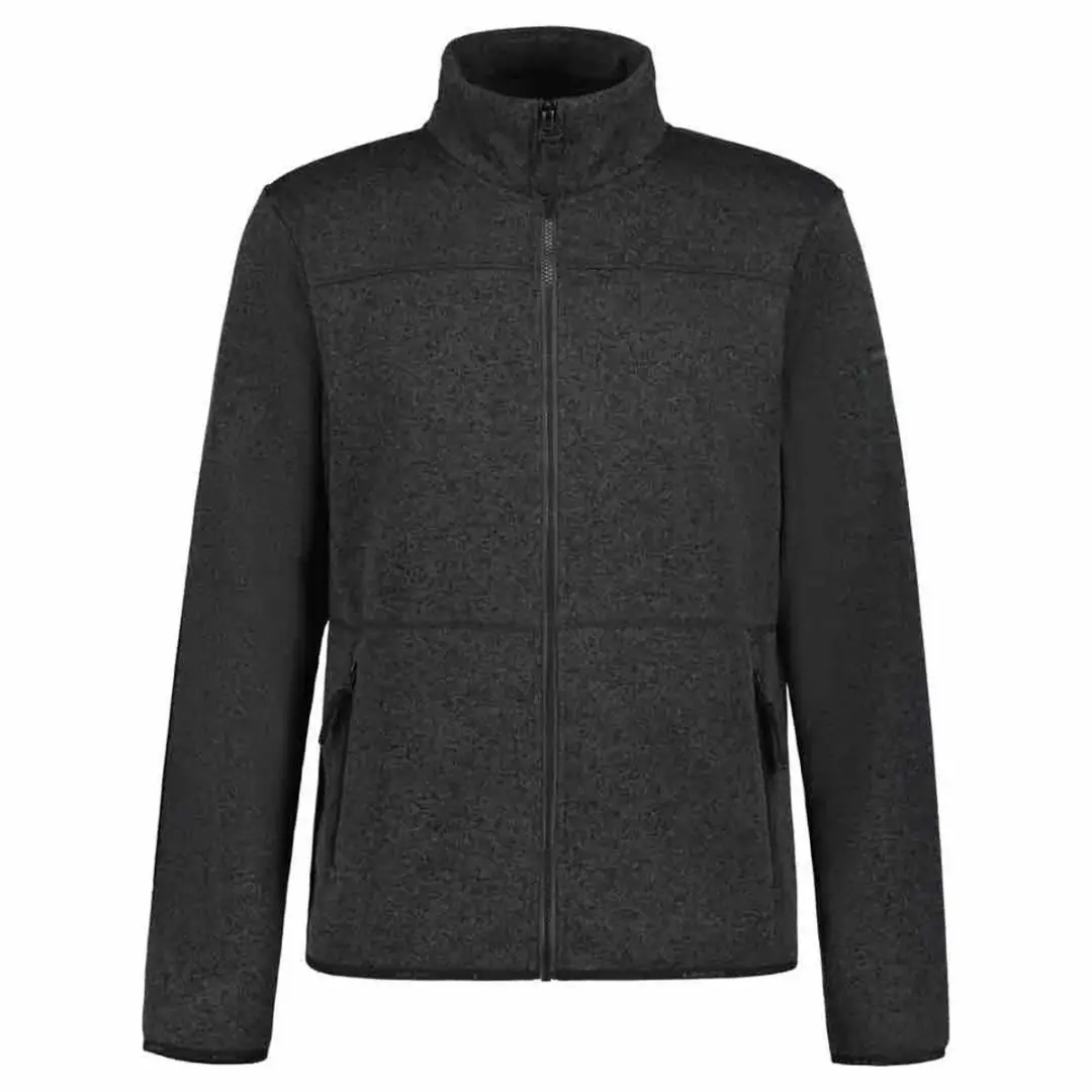 ICEPEAK ADRIAN Mannen Midlayer ZWARTE MELANGE