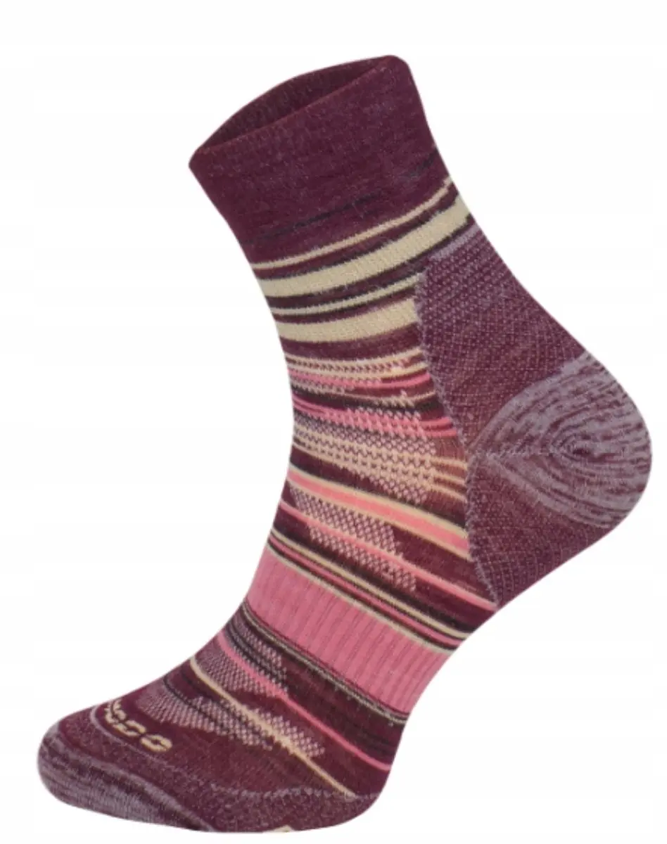 Comodo Trekkingsokken Merino Quarter Stripe