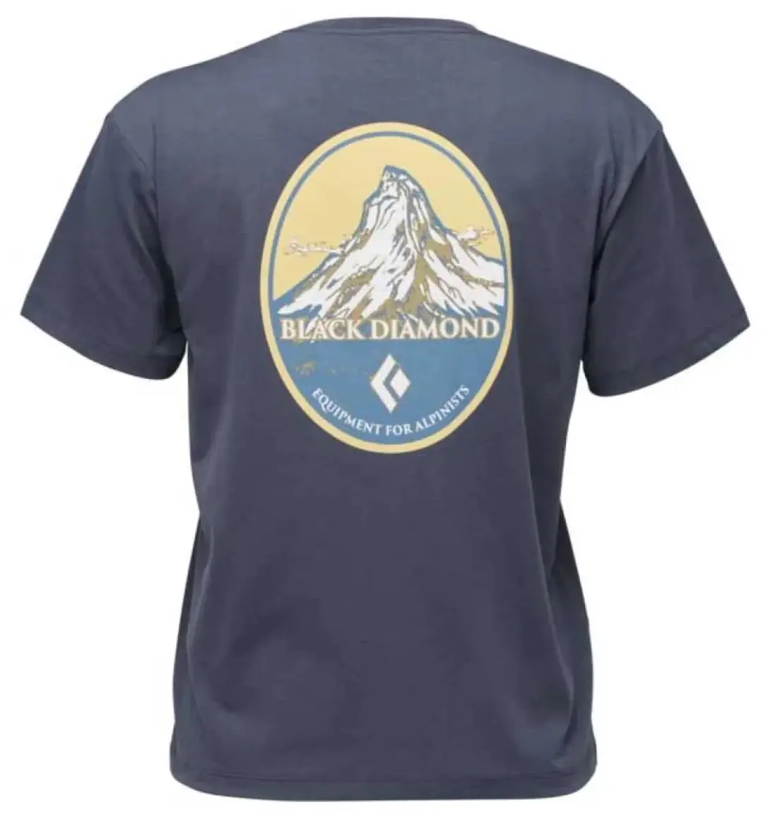 Black Diamond Heritage Badge Dames T-shirt - Charcoal - XS - afbeelding 2 van 4