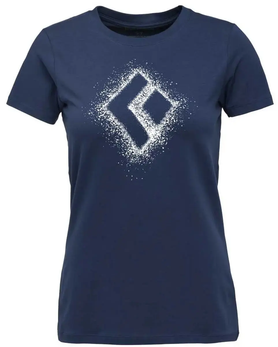 Black Diamond Chalked Up 2.0 Dames T-shirt - Indigo - afbeelding 3 van 3