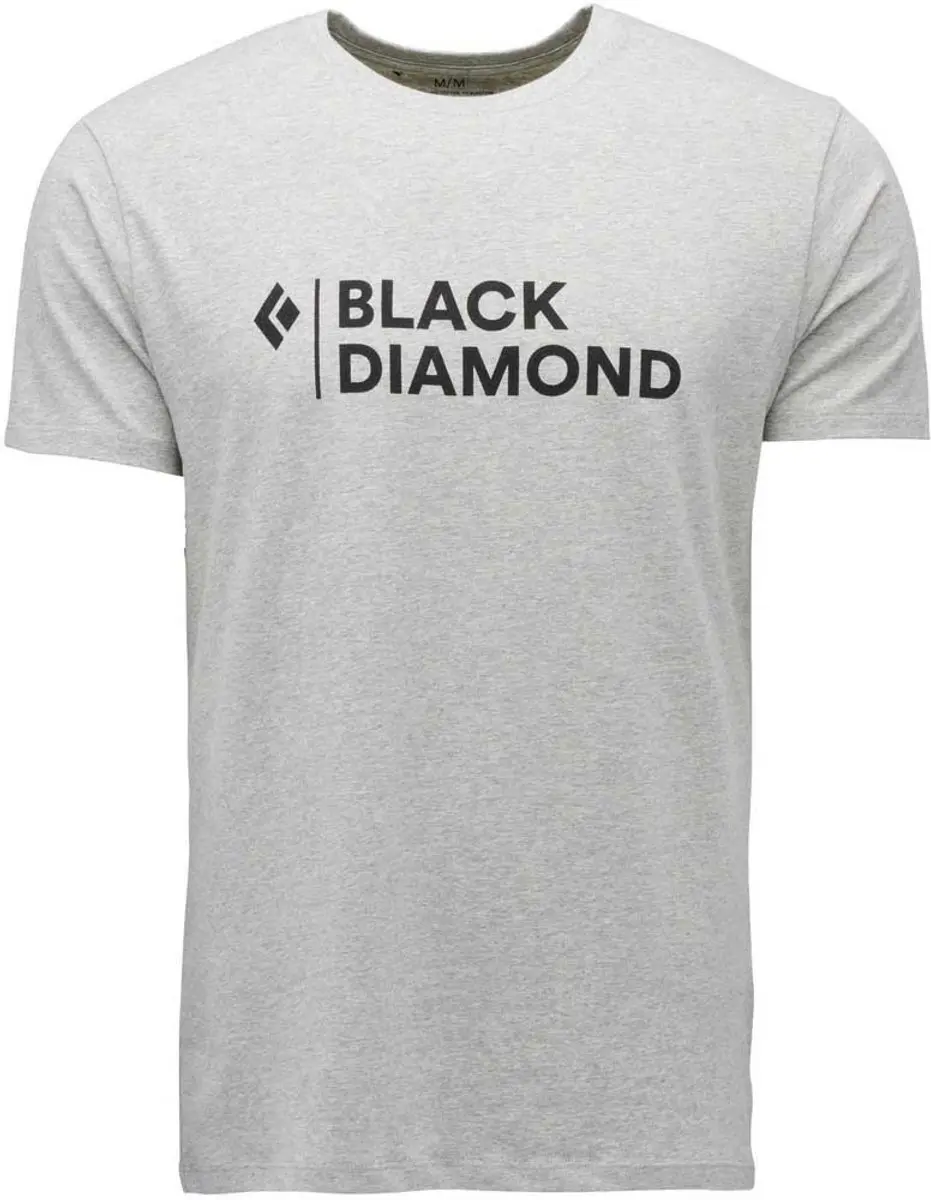 Black Diamond Mini Stacked T-shirt - Nickel Heather - S - afbeelding 4 van 6