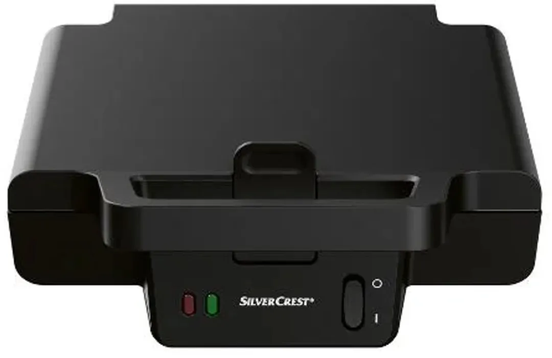 Silvercrest XXL-Wafelijzer 900W - 2 Wafels - Zwart