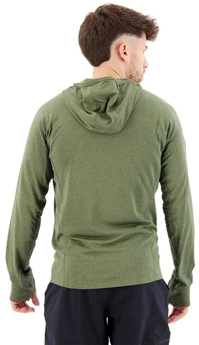Black Diamond Coefficient LT Hybrid Hoody - Fleecevest - Heren Tundra / Black XL - afbeelding 5 van 6