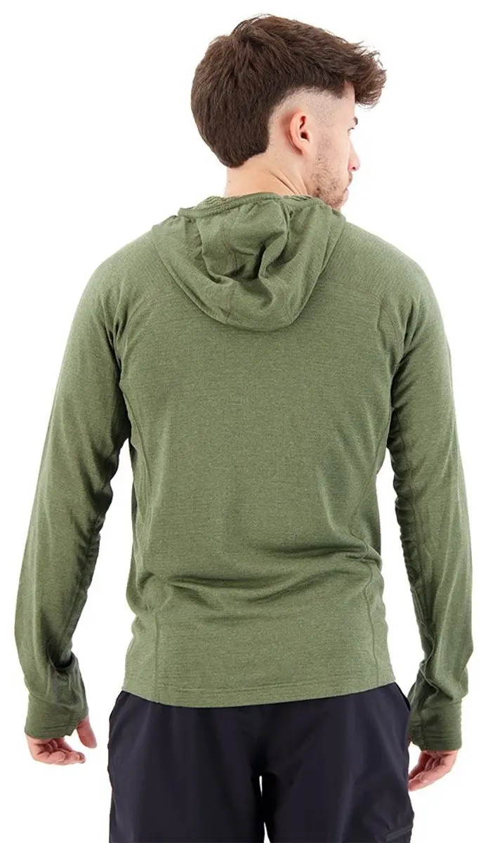 Black Diamond Coefficient LT Hybrid Hoody - Fleecevest - Heren Tundra / Black XL - afbeelding 3 van 6