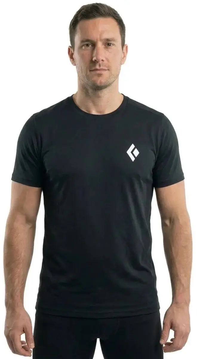 Black Diamond Equipment For Alpinist T-shirt Met Korte Mouwen Zwart XL Man