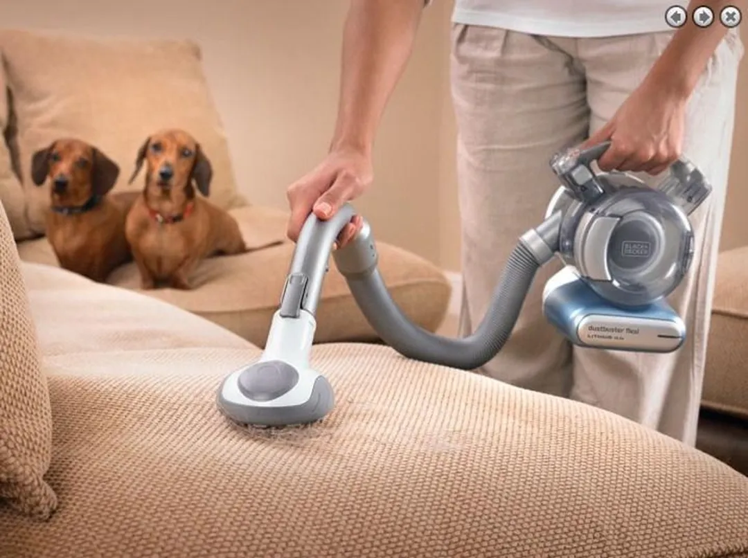 BLACK+DECKER PD1420LP Kruimeldief Flexi - 20 Airwatts - 0,56L - Zwart