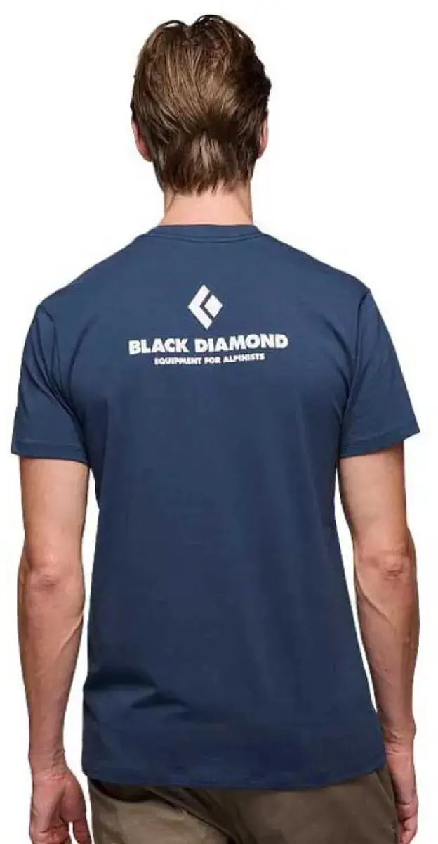 Black Diamond Equipment For Alpinists T-shirt - Indigo - S - afbeelding 2 van 4