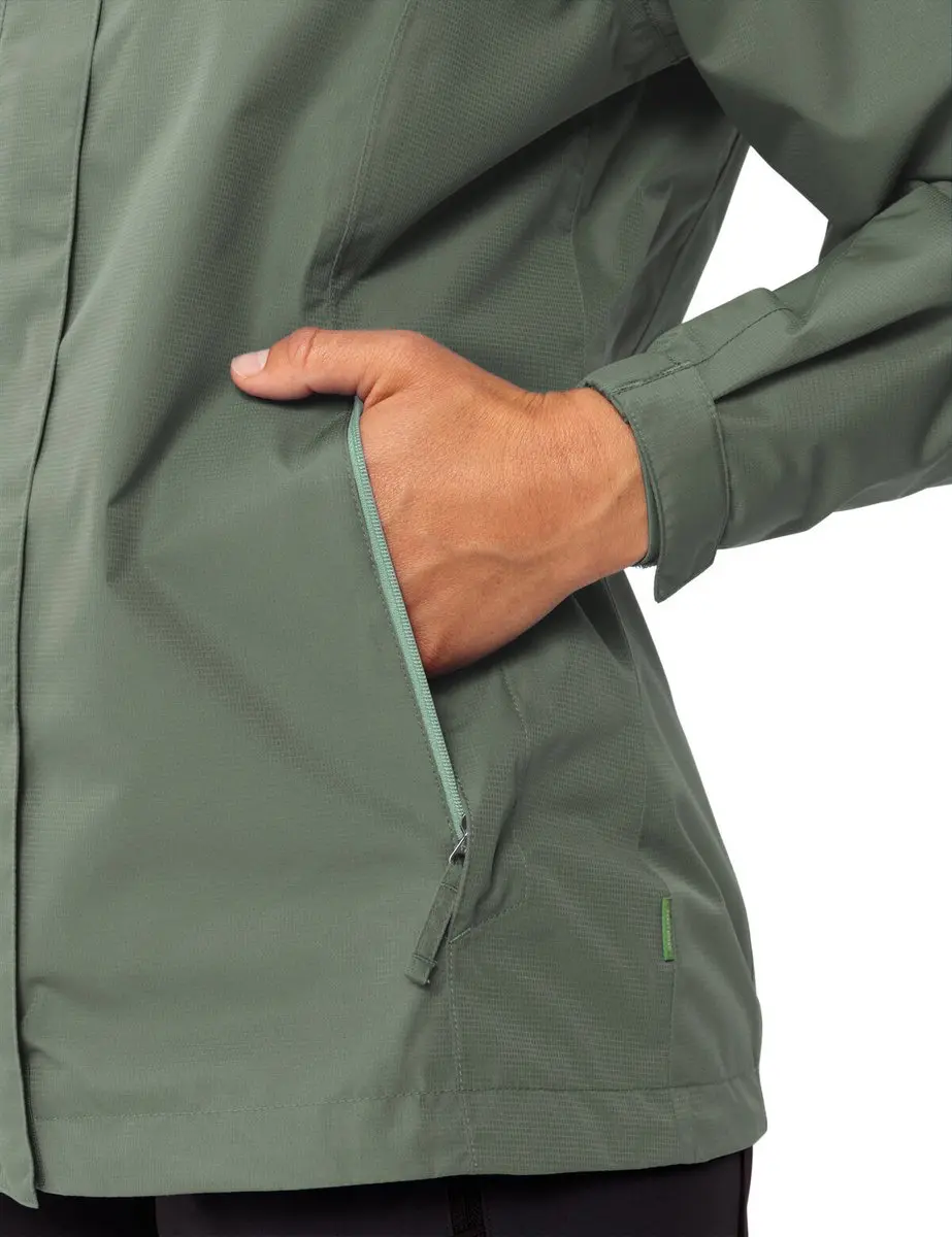 Vaude Escape Light Damesjack - Waterdicht - Agave - 34 - afbeelding 3 van 6