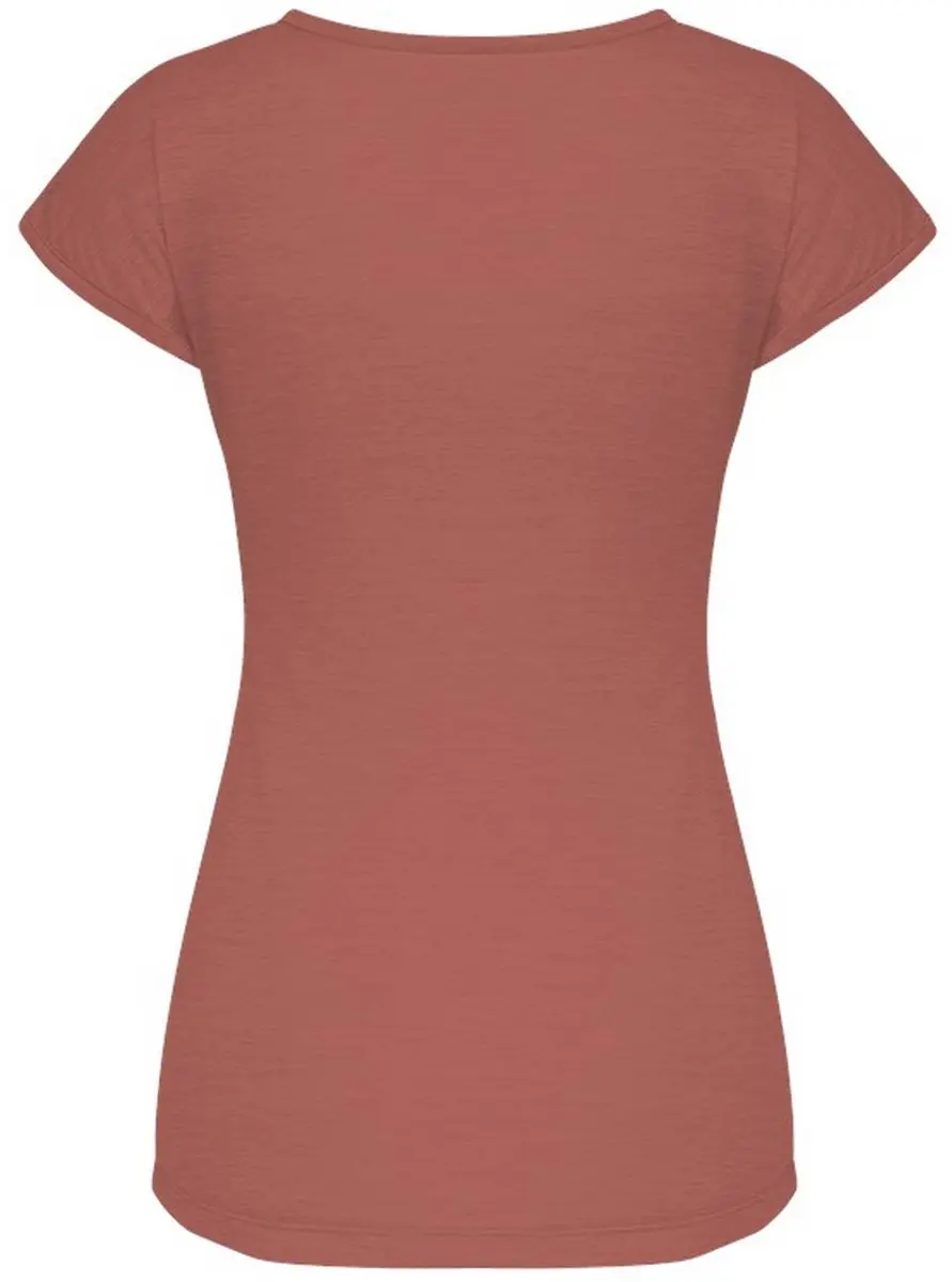Salewa Puez Melange Dry T-shirt Dames - Roze - L - afbeelding 2 van 3