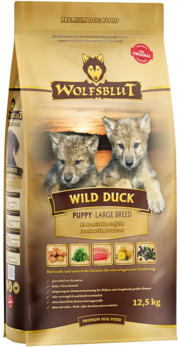 Wolfsblut Wild Duck Puppy Large Breed 12,5kg