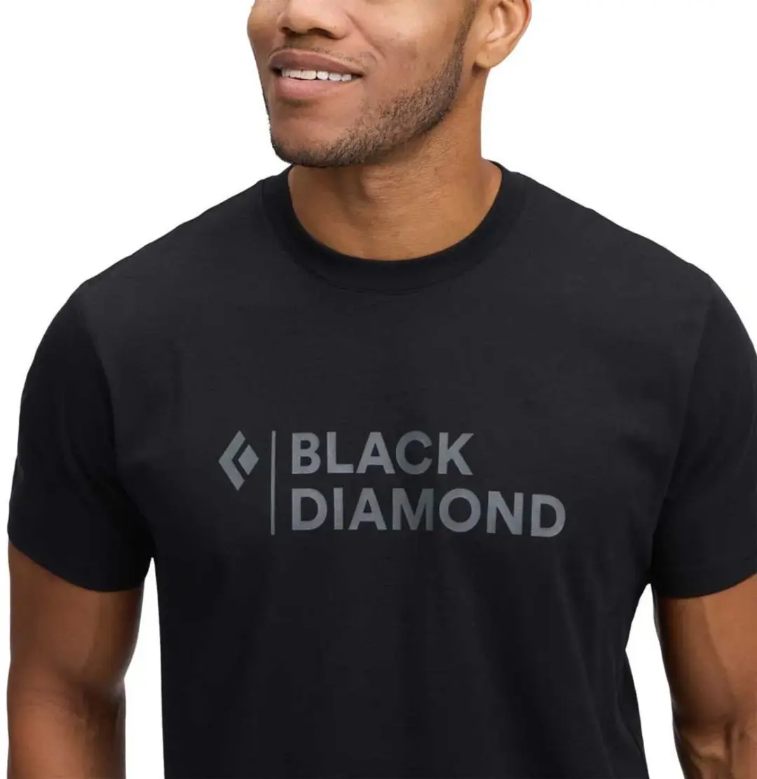 Black Diamond Mini Stacked T-shirt - Zwart - afbeelding 4 van 4