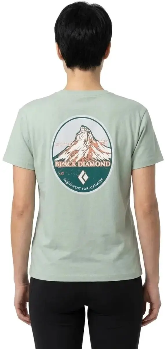 Black Diamond Heritage Badge T-shirt Dames - Agave - afbeelding 3 van 4