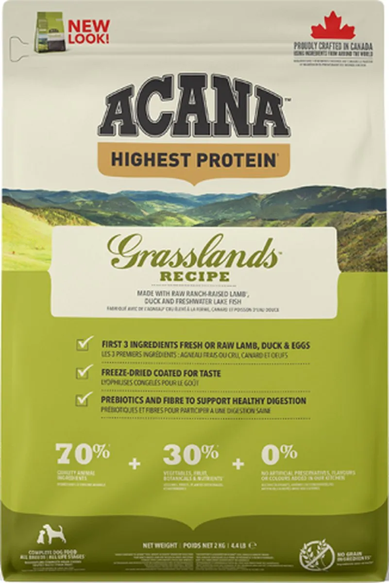 Acana Cat Grasslands Lam & Eend & Witvis Kattenvoer 340g