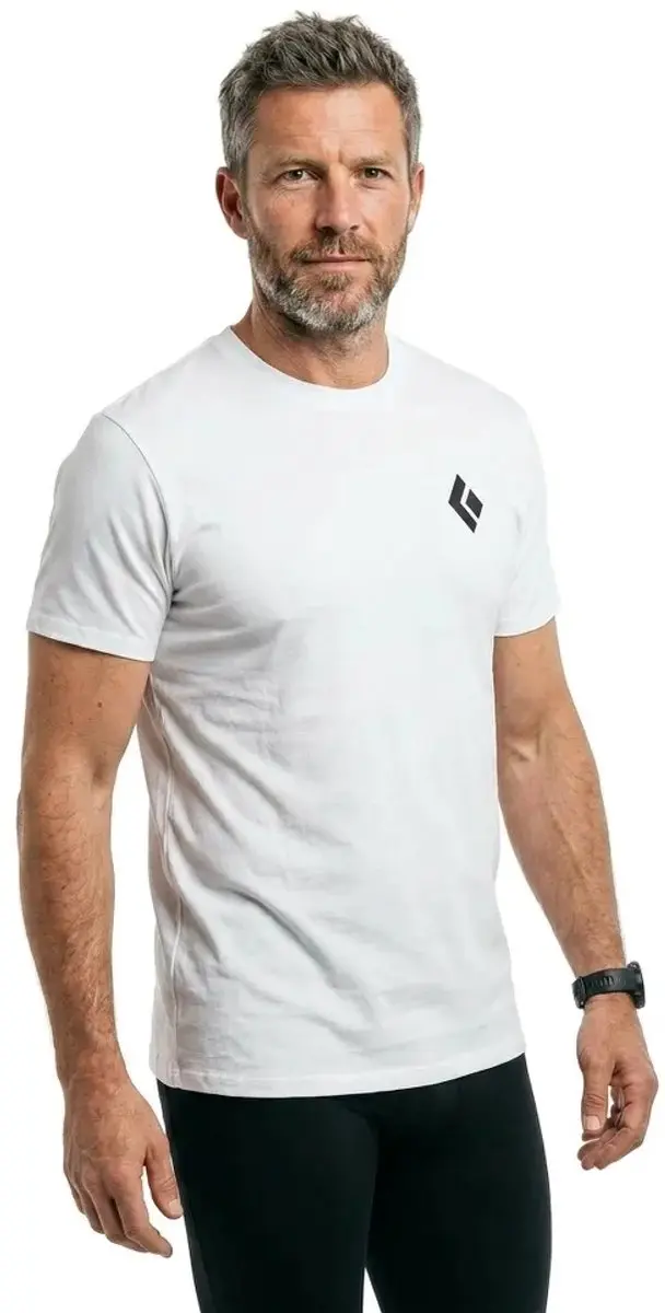 Black Diamond Alpinist T-shirt Met Korte Mouwen Wit M Man