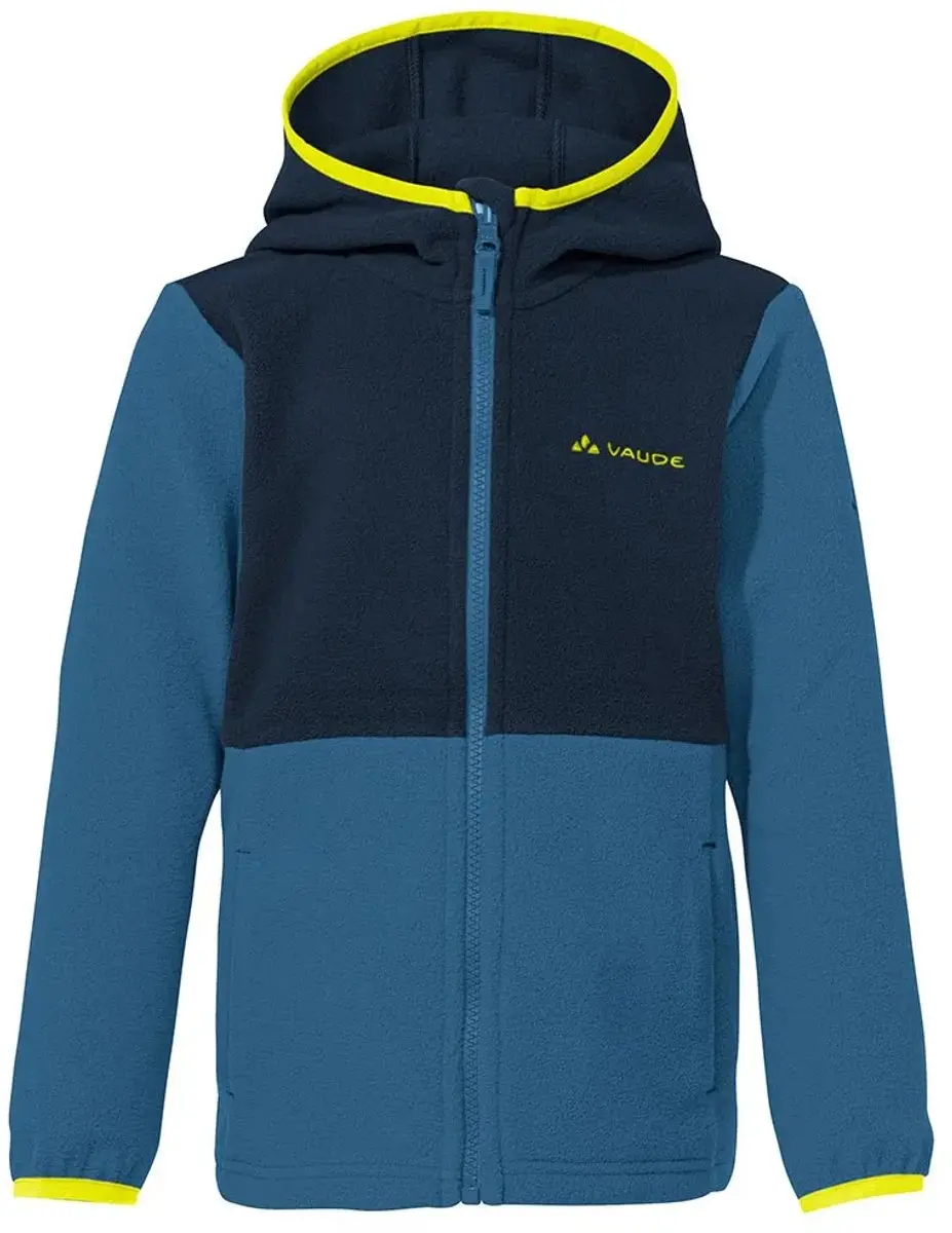 Vaude Pulex II Kinder Fleece met Capuchon - Ultramarine - 110 - afbeelding 5 van 6