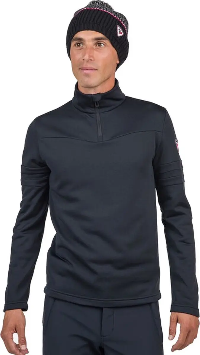 Rossignol Ski pulli + Rits Skipully heren Zwart M