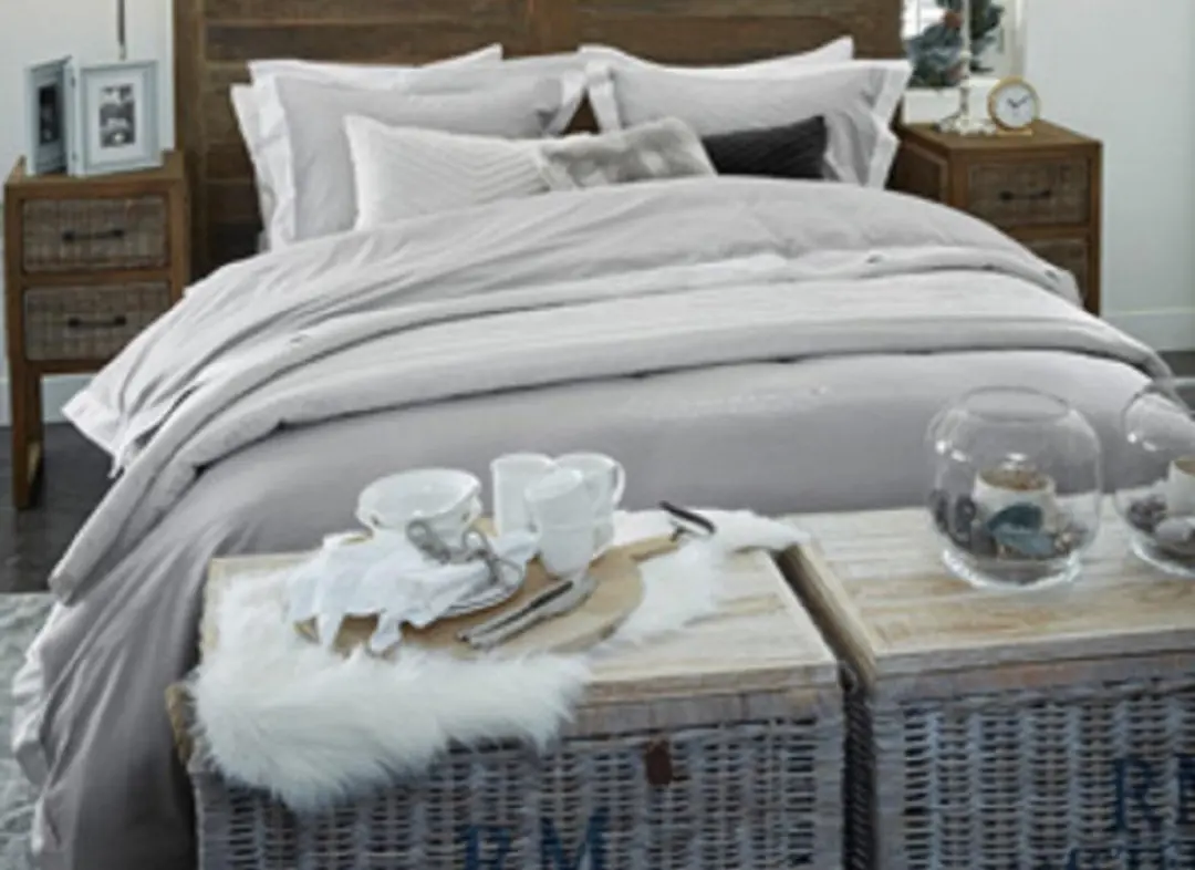 Riviera Maison dekbedovertrek Residenza light grey
